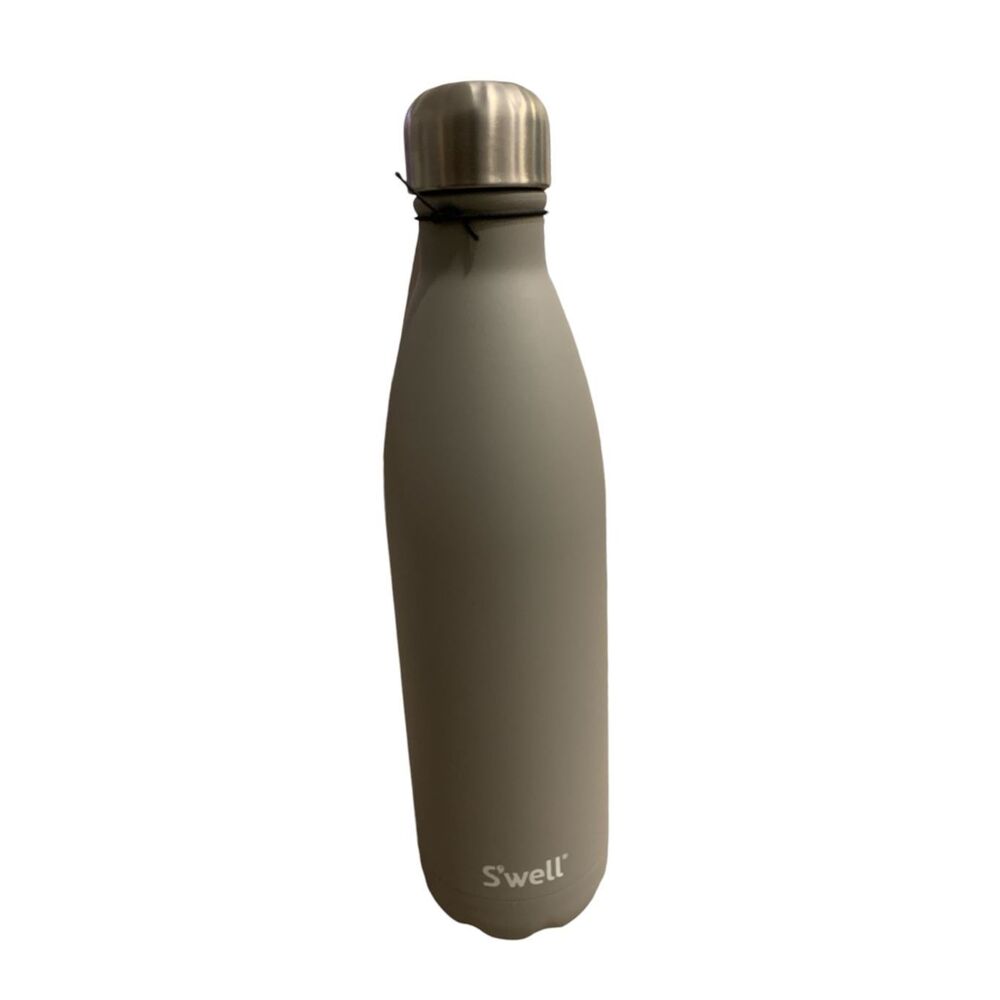 S'WELL 25OZ Gray INSULATED STAINLESS STEEL WATER BOTTLE 'NEW